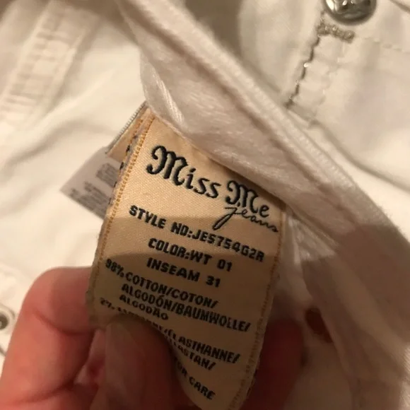 Miss Me white skinny jeans - Picture 4 of 7